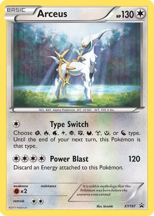 Arceus XY197  - Holofoil XY Promos