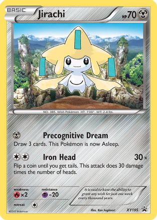 Jirachi XY195  - Holofoil XY Promos