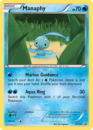 Manaphy XY190  - Holofoil XY Promos