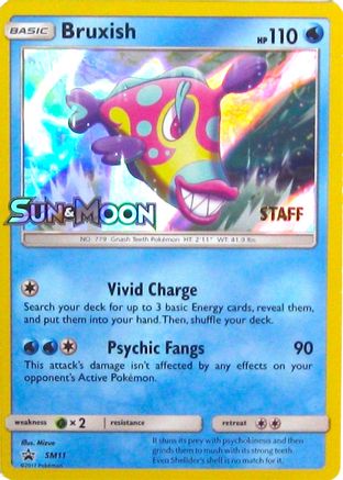 Bruxish (Prerelease) [Staff] SM11  - Holofoil SM Promos