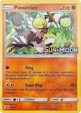 Passimian (Prerelease) [Staff] SM12  - Holofoil SM Promos