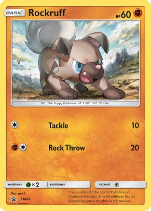 Rockruff SM06  - Holofoil SM Promos