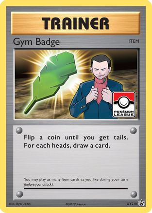 Gym Badge (Giovanni) XY210  - Holofoil XY Promos