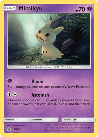 Mimikyu SM29  - Holofoil SM Promos