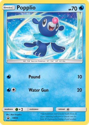 Popplio SM24  - Holofoil SM Promos