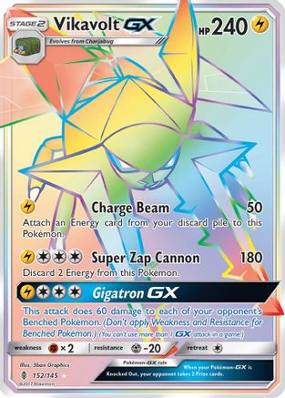 Vikavolt GX 152/145  - Holofoil SM  Guardians Rising