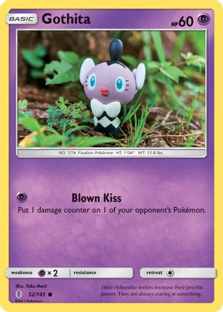 Gothita 052/145  - Reverse Holofoil SM  Guardians Rising