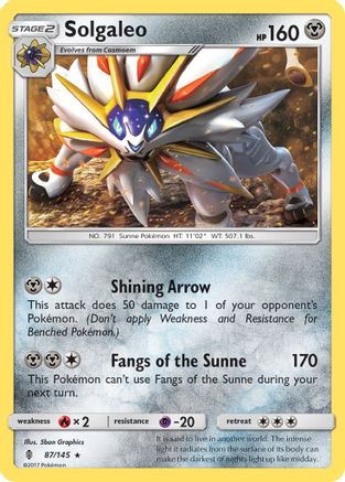 Solgaleo 087/145 - Guardians Rising