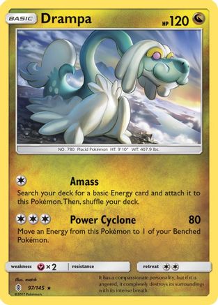 Drampa 097/145  - Holofoil SM  Guardians Rising