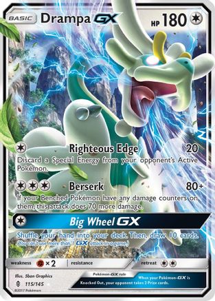 Drampa GX 115/145  - Holofoil SM  Guardians Rising