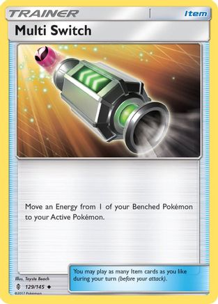 Multi Switch 129/145  - Reverse Holofoil SM  Guardians Rising