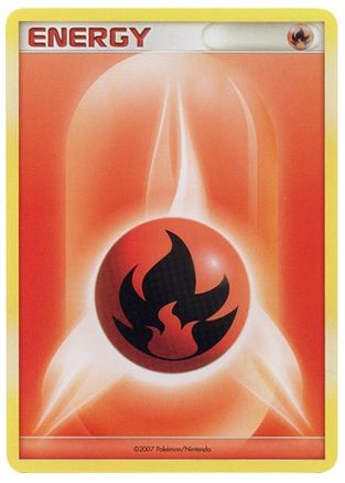 Fire Energy (2007 Unnumbered D/P Style Non (2007 Unnumbered D/P Style Non-Holo)/P  League & Championship Cards