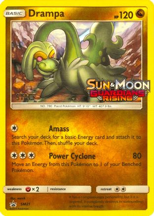 Drampa (Prerelease) [Staff] SM21  - Holofoil SM Promos