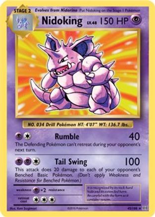Nidoking (XY Evolutions) 045/108  Deck Exclusives