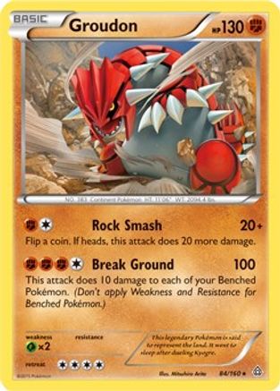 Groudon (XY Primal Clash) 084/160  - Holofoil Deck Exclusives