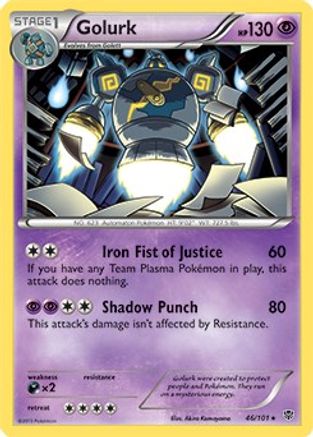 Golurk (BW Plasma Blast) 046/101  Deck Exclusives