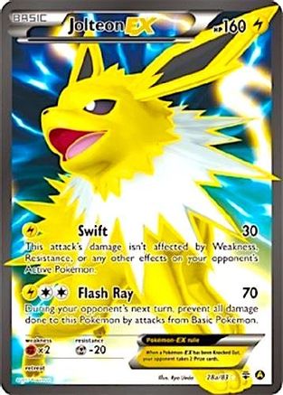 Jolteon EX 28a/83  - Holofoil Alternate Art Promos