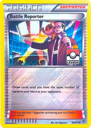 Battle Reporter (Pokemon League) 088/111  - Reverse Holofoil League & Championship Cards