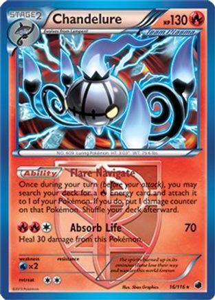 Chandelure (BW Plasma Freeze) 016/116  Deck Exclusives