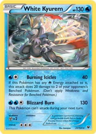 White Kyurem (XY Fates Collide) 021/124  Deck Exclusives