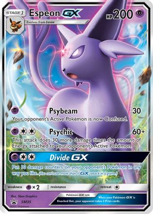 Espeon GX SM35  - Holofoil SM Promos