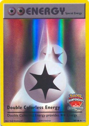 Double Colorless Energy (North America Championships) 090/108  - Holofoil League & Championship Cards