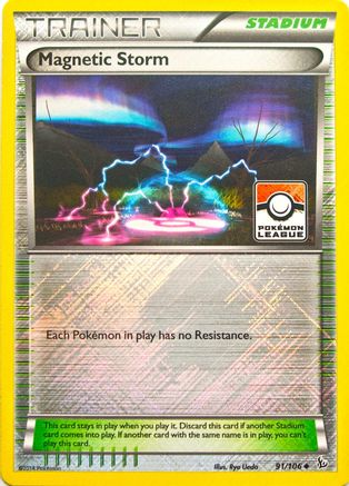 Magnetic Storm (Pokemon League) 091/106  - Reverse Holofoil League & Championship Cards