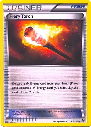 Fiery Torch (Sheen Holo) 089/106  - Reverse Holofoil Miscellaneous Cards & Products