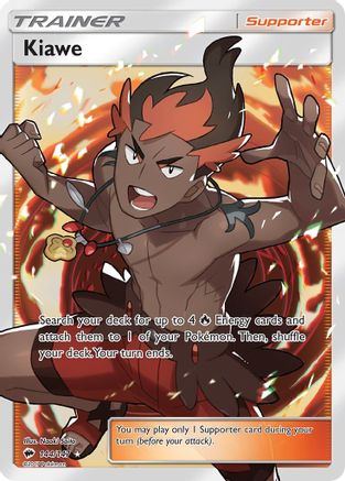 Kiawe (Full Art) 144/147  - Holofoil SM  Burning Shadows