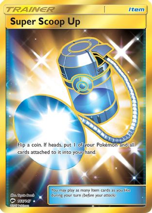 Super Scoop Up 166/147  - Holofoil SM  Burning Shadows