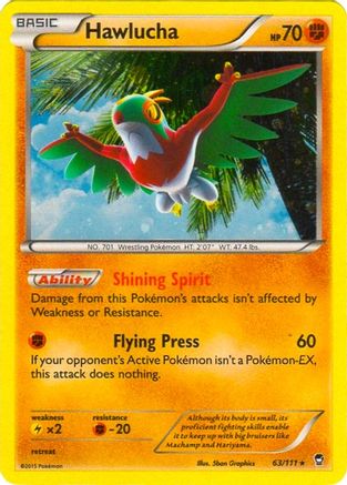 Hawlucha (Cosmos Holo) 063/111  - Holofoil Blister Exclusives