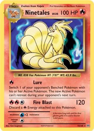 Ninetales (XY Evolutions)  015/108  Deck Exclusives
