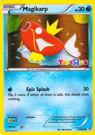 Magikarp (Toys R Us Promo) 022/83  - Holofoil Miscellaneous Cards & Products