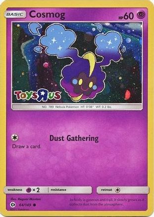 Cosmog (Toys R Us Promo) 064/149  - Holofoil Miscellaneous Cards & Products
