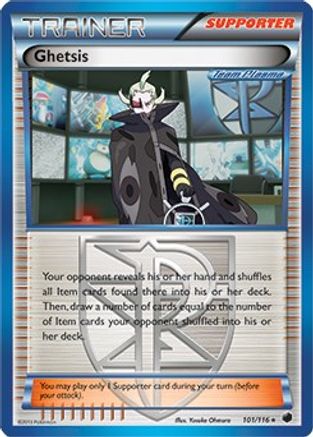 Ghetsis (BW Plasma Freeze) 101/116  Deck Exclusives