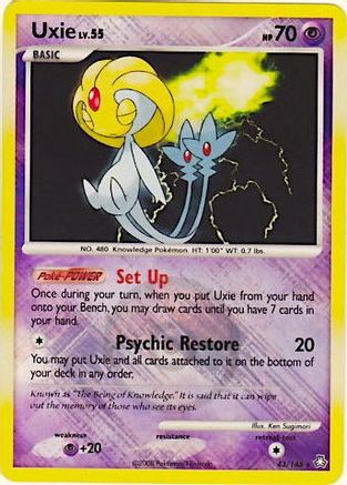 Uxie (League Promo) 043/146  - Reverse Holofoil League & Championship Cards