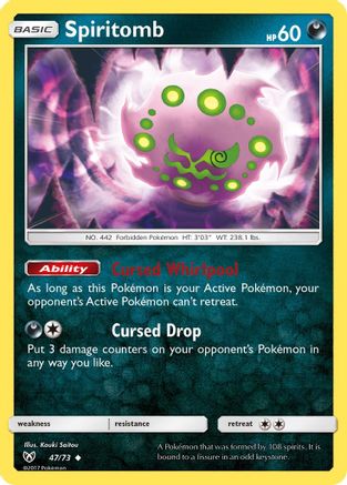 Spiritomb 047/73  - Reverse Holofoil Shining Legends