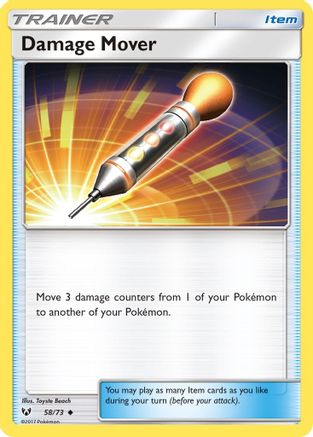 Damage Mover 058/73  - Reverse Holofoil Shining Legends