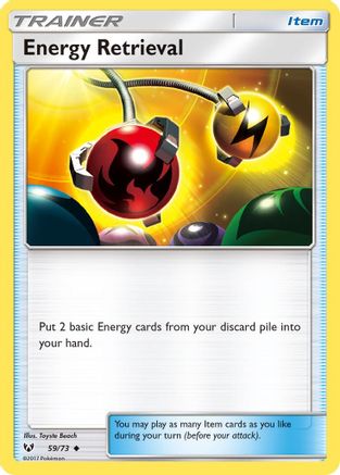 Energy Retrieval 059/73  - Reverse Holofoil Shining Legends