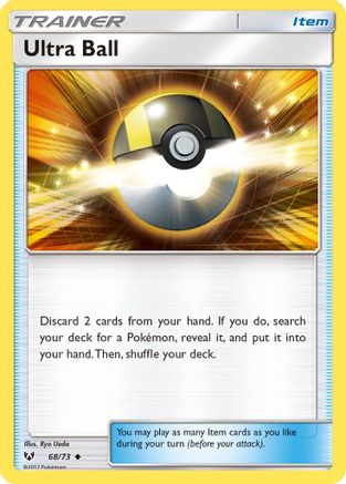 Ultra Ball 068/73  - Reverse Holofoil Shining Legends