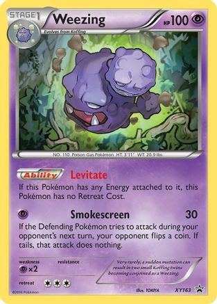 Weezing XY163  - Holofoil XY Promos