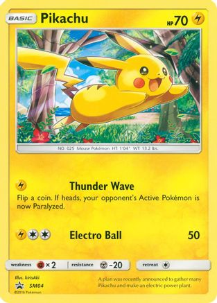Pikachu (Target Non-Holo) SM04  SM Promos