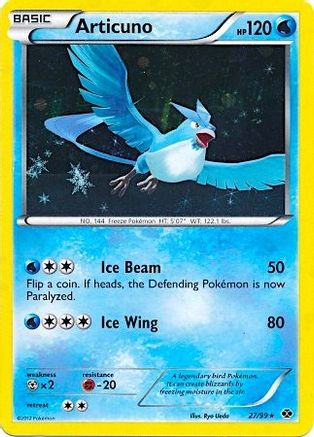 Articuno (Next Destinies) 027/99  - Holofoil Blister Exclusives
