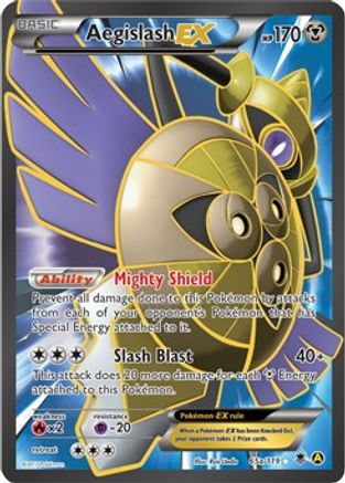 Aegislash EX 65a/119  - Holofoil Alternate Art Promos