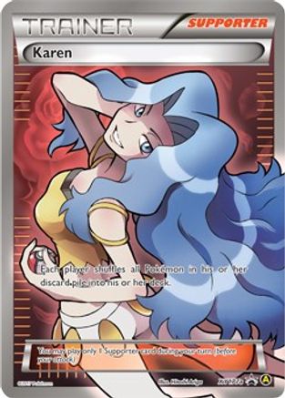 Karen XY177a  - Holofoil Alternate Art Promos