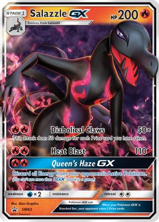 Salazzle GX SM63  - Holofoil SM Promos