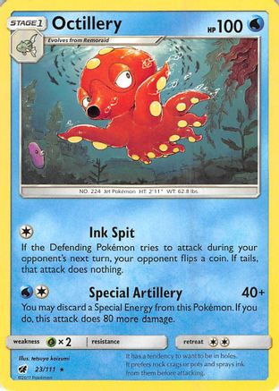 Octillery 023 - SM  Crimson Invasion