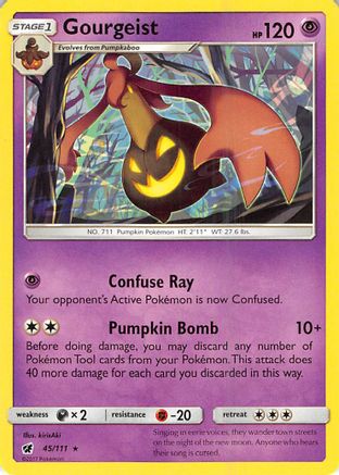 Gourgeist 045  - Reverse Holofoil SM  Crimson Invasion