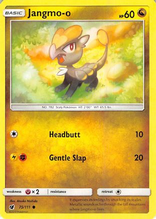 Jangmo-o 075/111  - Reverse Holofoil SM  Crimson Invasion
