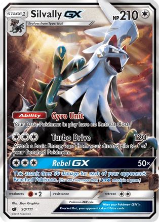 Silvally GX 090/111  - Holofoil SM  Crimson Invasion